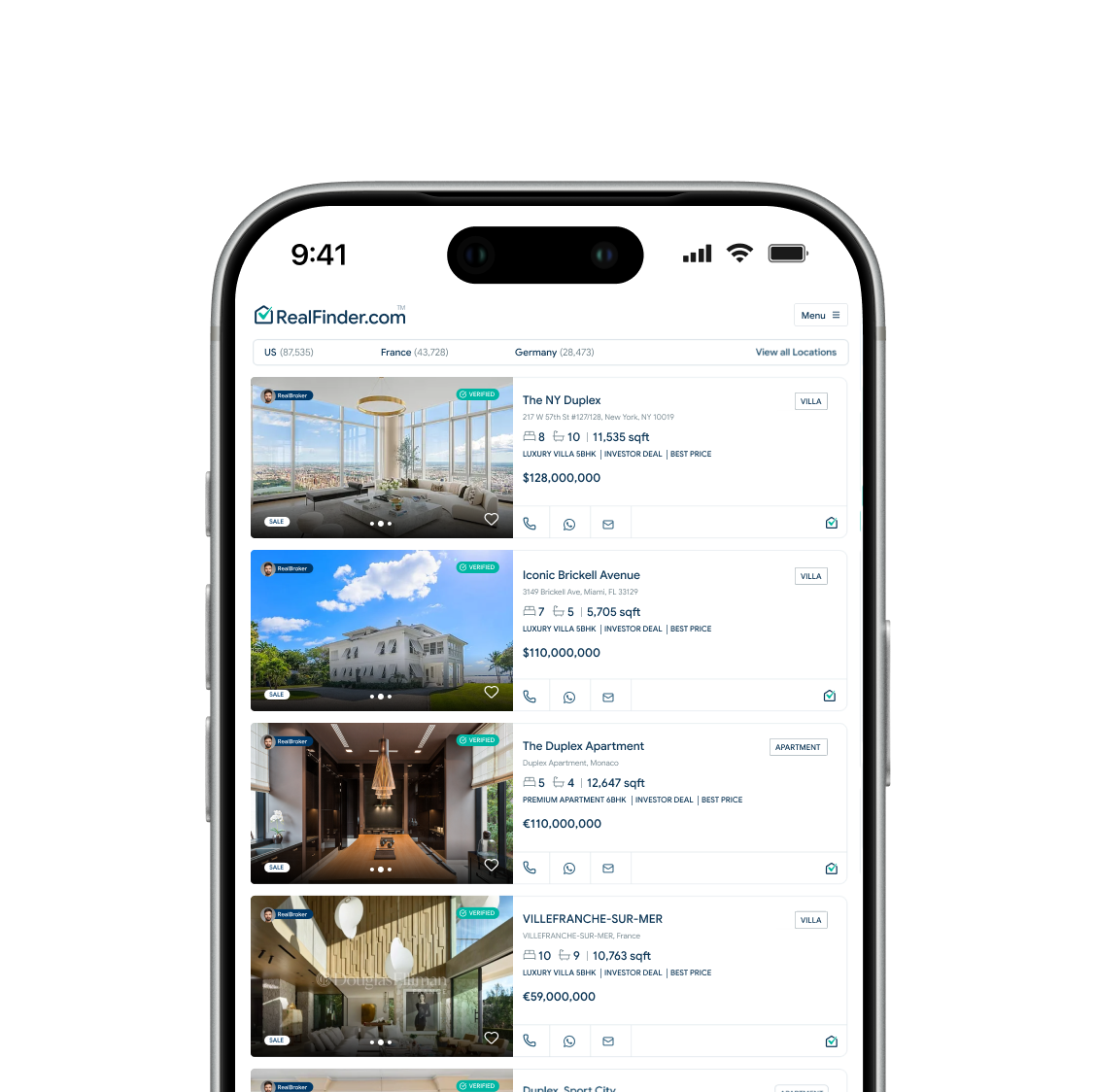 RealFinder app